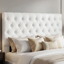 Cabeceira Cama Box Casal 140cm Cristal Corino Branco - Js Móveis - 3