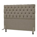 Ver imagem 2 de Cabeceira Cama Box Casal Queen 160cm Cristal Linho Bege - JS Móveis