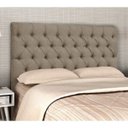 Ver imagem 1 de Cabeceira Cama Box Casal Queen 160cm Cristal Linho Bege - JS Móveis