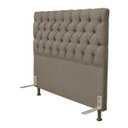 Ver imagem 3 de Cabeceira Cama Box Casal Queen 160cm Cristal Linho Bege - JS Móveis