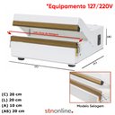 Ver imagem 2 de Seladora Manual de Embalagens Plasticas 20cm Bivolt STN Online