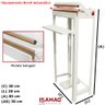 Seladora Pedal de Embalagens Plasticas 30cm Bivolt C/ Temporizador Isamaq - 2