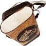 Mateira Para Chimarrão Em Couro Com Alça Para Carregar 1l Cavalo - 4