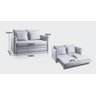 Sofa Cama Casal Noronha Luxo 1,55m Cor Linho Marrom - 6