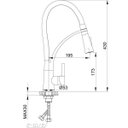 Ver mais imagens de Torneira Misturador Monocomando Gourmet De Bancada Cozinha