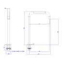 Ver imagem 4 de Bica Alta Deca You 1792.SM105.MT Quadrada de Bancada Summer Gold