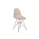 Ver imagem 2 de Kit 4 Cadeiras Charles Eames Eiffel Base Metal Design - Nude