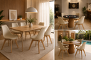 Ver mais imagens de Kit 2 Cadeiras Eames Wood Leda Design - Nude