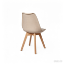 Ver imagem 6 de Kit 4 Cadeiras Saarinen Nude em Polipropileno para Sala de Jantar e Cozinha