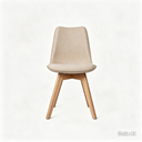Ver imagem 5 de Kit 4 Cadeiras Saarinen Nude em Polipropileno para Sala de Jantar e Cozinha