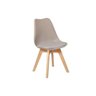Kit 4 Cadeiras Eames Wood Leda Design - Nude - 2