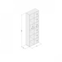 Ver imagem 4 de Estante para Livros com 12 Nichos Caracol Politorno