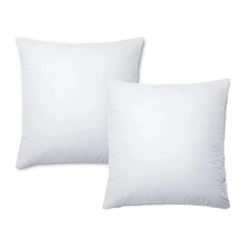 Kit 2 Refis Enchimento para Almofada em Fibra Siliconada 45x45 Cm