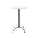 Ver imagem 1 de Mesa Redonda Tramontina Gama Alta em Polipropileno Branco com Base em Aço Carbono