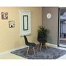 Kit Mesa Dobrável Retrátil 120x75 Branca + 2 Cadeiras Charles Eames Botonê - Preta - 4