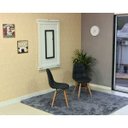 Ver imagem 4 de Kit Mesa Dobrável Retrátil 120x75 Branca + 2 Cadeiras Charles Eames Botonê - Preta