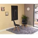 Ver imagem 3 de Kit Mesa Dobrável Retrátil 120x75 Preta + 2 Cadeiras Charles Eames Preta