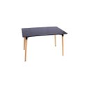 Ver imagem 3 de Kit Mesa Jantar Retangular 120x80cm Preta + 4 Cadeiras Botonê Eiffel Preta