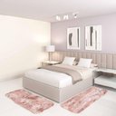 Ver imagem 1 de Jogo Tapete Passadeira Quarto 2 Uni Mescla Bege 50 X 140 Cm