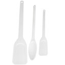 Ver imagem 1 de 3 Utensílios de Cozinha Industrial Espátula 49,5cm e 74cm Colher Branca Cinquetti Plástica