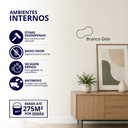 Ver imagem 2 de Tinta Acrílica Econômica Fosca Cor Branco Gelo 18L Durín Baixo Odor Antimofo