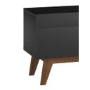 Ver imagem 2 de Rack Classic Imcal com 2 Gavetas 180cm Preto Fosco - 11847