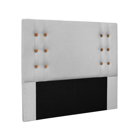 Cabeceira Cama Box Queen 160 Cm Genova Linho Grigio S04 - D'Rossi