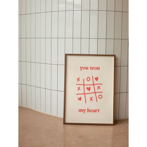 Quadro Decorativo - You Won My Heart