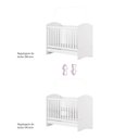 Ver imagem 7 de Berço Mini Cama 3 em 1 em Madeira Faz de Conta Espresso Móveis Branco