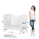 Ver imagem 4 de Berço Mini Cama 3 em 1 em Madeira Faz de Conta Espresso Móveis Branco