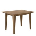 Ver imagem 1 de Mesa de Jantar 4 Lugares Tampo Chanfrado 120cm sem Vidro Kate Carvalho - Poliman