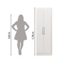 Ver imagem 2 de Armário Multiuso Lavanderia 2 Portas 1,78m Lumina Branco