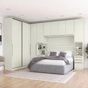 Ver imagem 2 de Quarto Modulado Casal 9 Portas 9 Gavetas Canto Oblíquo Areia