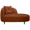 Ver imagem 6 de Banqueta Sofá Recamier Divã Siena Recepção e Clínica Bouclê:terracota