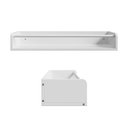 Ver imagem 3 de Nicho Prateleira Parede Mdf 62cm Porta Livros Infantil Bebê Quarto Brinquedos Decorativo - Branco