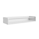 Ver imagem 2 de Nicho Prateleira Parede Mdf 62cm Porta Livros Infantil Bebê Quarto Brinquedos Decorativo - Branco