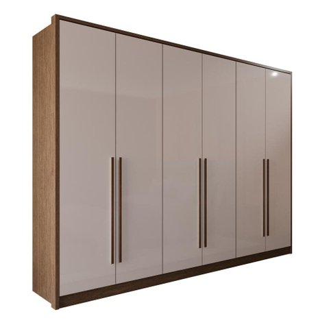 Guarda-Roupa Moscou Plus 6 Portas 6 Gavetas MDF Valverde