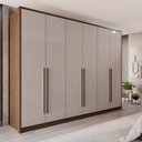 Ver imagem 2 de Guarda-Roupa Moscou Plus 6 Portas 6 Gavetas MDF Valverde