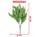 Ver imagem 6 de 8 Ramos Samambaia Planta Flor Artificial com 35 Folhas 40cm