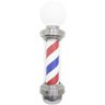 2 Barber Pole Poste Barbearia Giratório Iluminado 75cm com Globo Barbeiro Colorido Megan Cb75 - 110v - 3