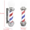 2 Barber Pole Poste Barbearia Giratório Iluminado 75cm com Globo Barbeiro Colorido Megan Cb75 - 110v - 2
