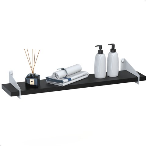 Prateleira de Madeira Estilo Industrial Suspensa Max50.bp