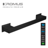 Kit Banheiro 4 Peças Inox Preto Fosco - Kromus Kitrt4b - 5