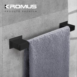 Kit Banheiro 4 Peças Inox Preto Fosco - Kromus Kitrt4b - 10