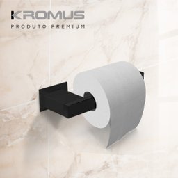 Kit Banheiro 4 Peças Inox Preto Fosco - Kromus Kitrt4b - 8