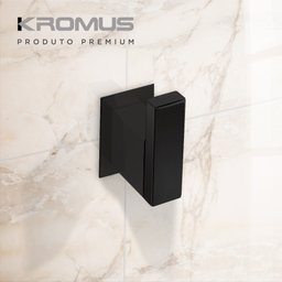 Kit Banheiro 4 Peças Inox Preto Fosco - Kromus Kitrt4b - 7