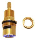 Ver imagem 2 de Reparo Cerâmico 1/4 Volta Direito Registro Pressão Fabrimar Dourado, Dourado-escuro