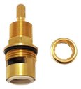 Ver imagem 1 de Reparo Cerâmico 1/4 Volta Direito Registro Pressão Fabrimar Dourado, Dourado-escuro