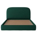 Ver imagem 7 de Cama Casal Flutuante com Cabeceira 140cm Aura W01 Bouclê Verde - Lyam Decor