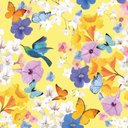 Ver imagem 1 de Painel de Parede The Wall 2 Floral Amarelo 391971